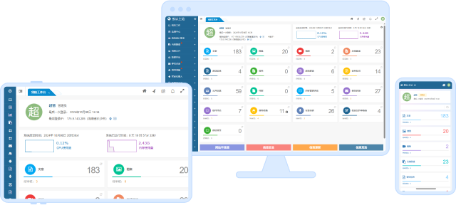后臺(tái)頁面展示
